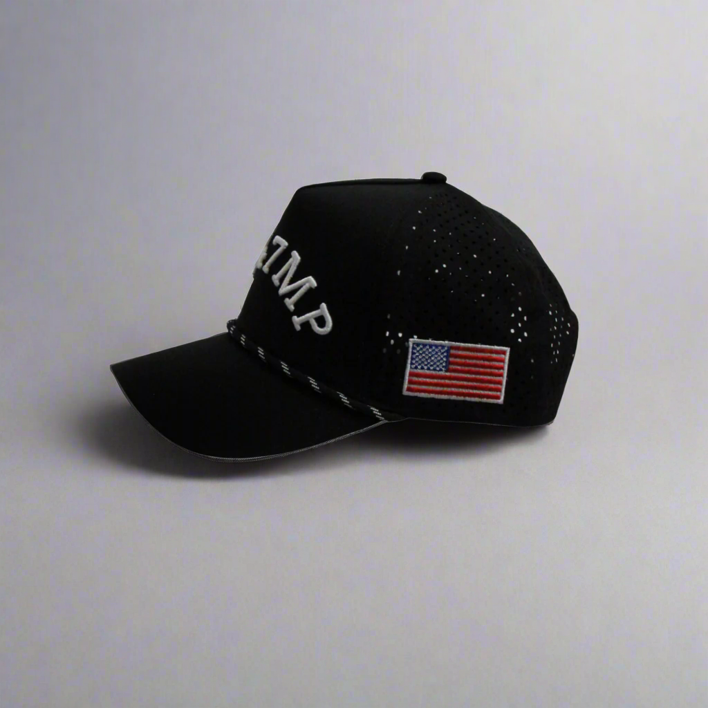 THE TR47MP GOLF HAT - BLACK