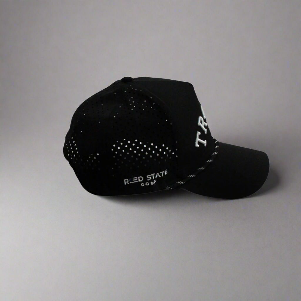 THE TR47MP GOLF HAT - BLACK