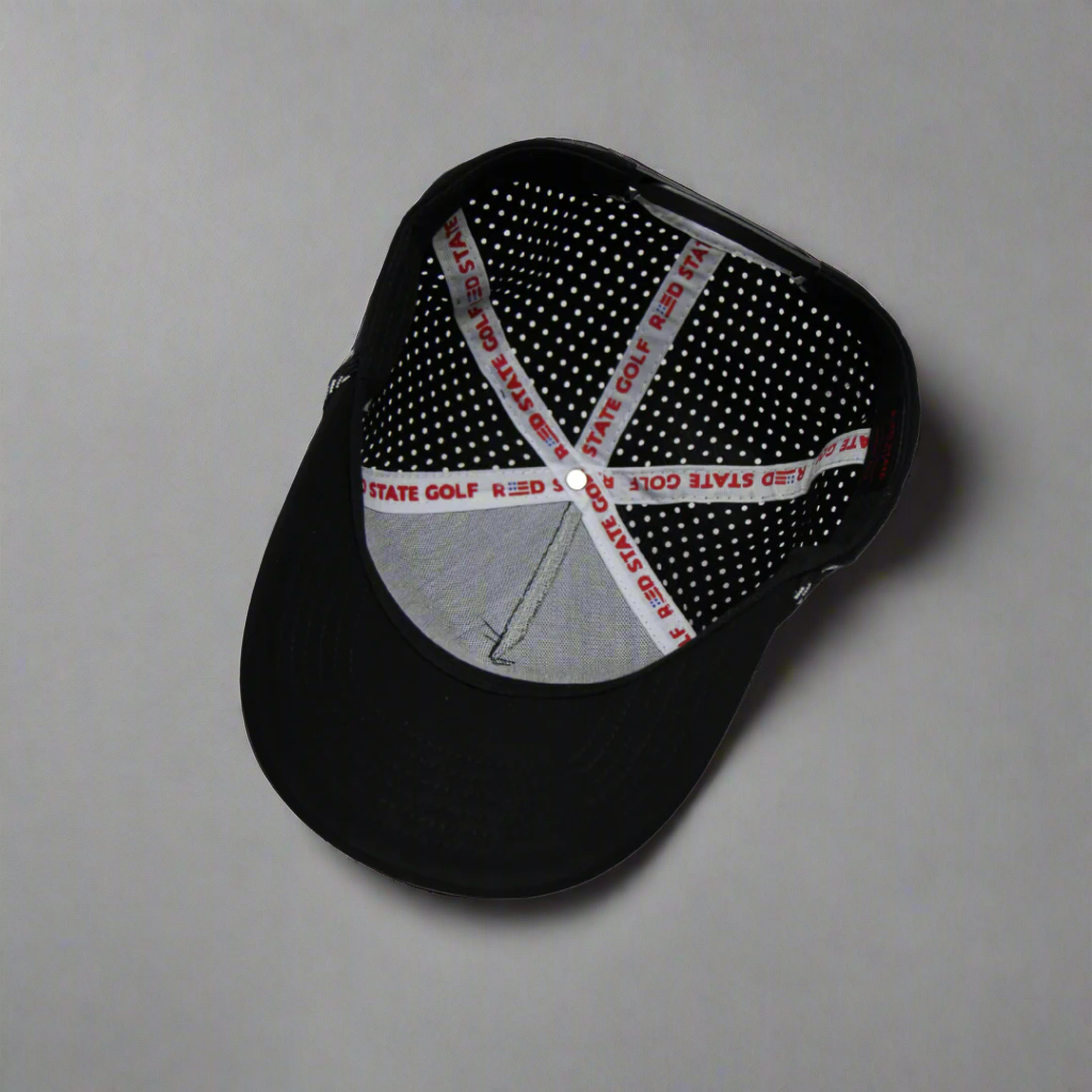 THE TR47MP GOLF HAT - BLACK