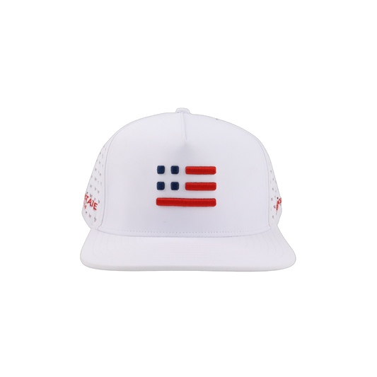 THE "E" FLAG HAT (WHITE)