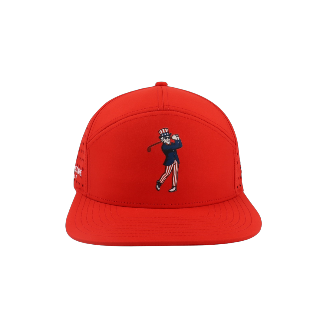 THE RED SWINGIN SAMMY HAT