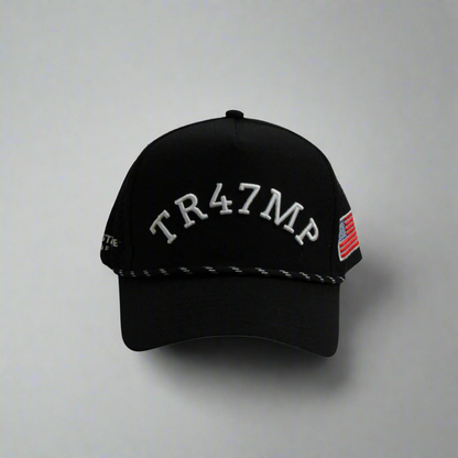 THE TR47MP GOLF HAT - BLACK