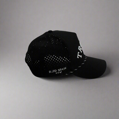 THE TR47MP GOLF HAT - BLACK