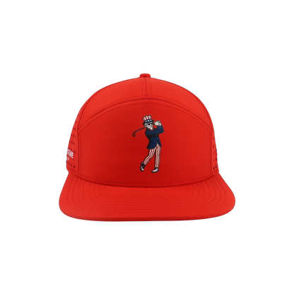 THE RED SWINGIN SAMMY HAT