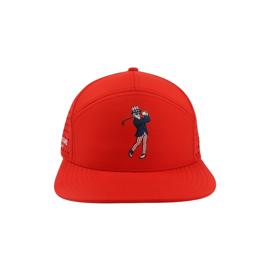 THE RED SWINGIN SAMMY HAT