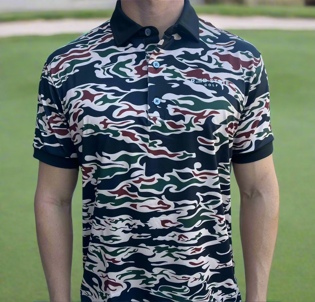 THE TIGER CAMO POLO