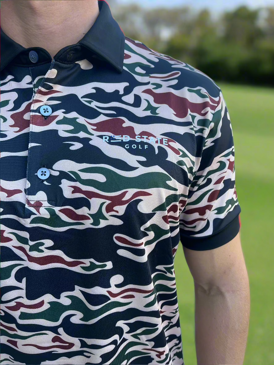 THE TIGER CAMO POLO