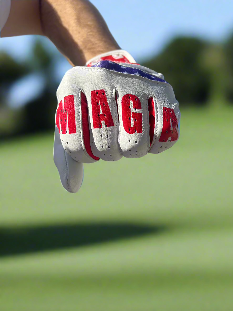 THE TRUMP MAGA GOLF GLOVE