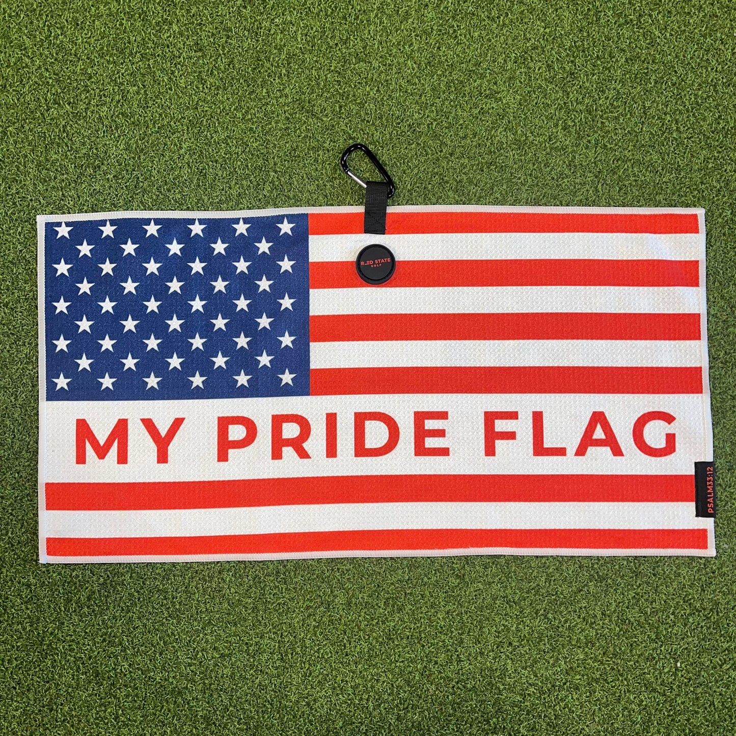 THE MY PRIDE FLAG GOLF TOWEL