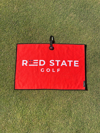 THE RED STATE GOLF TOWEL