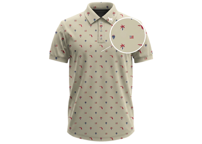 TAN FL SAMMY POLO