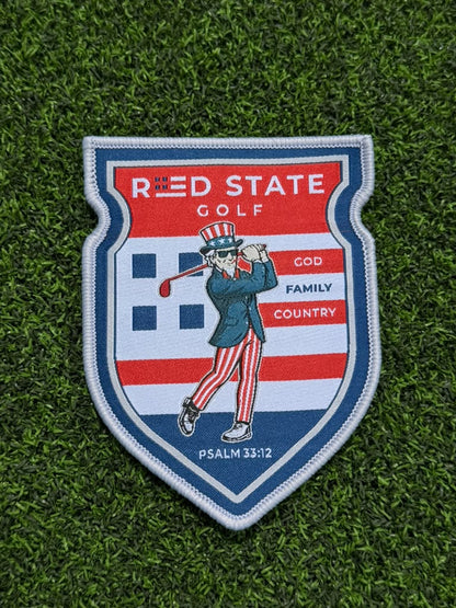 Red State Golf Patch