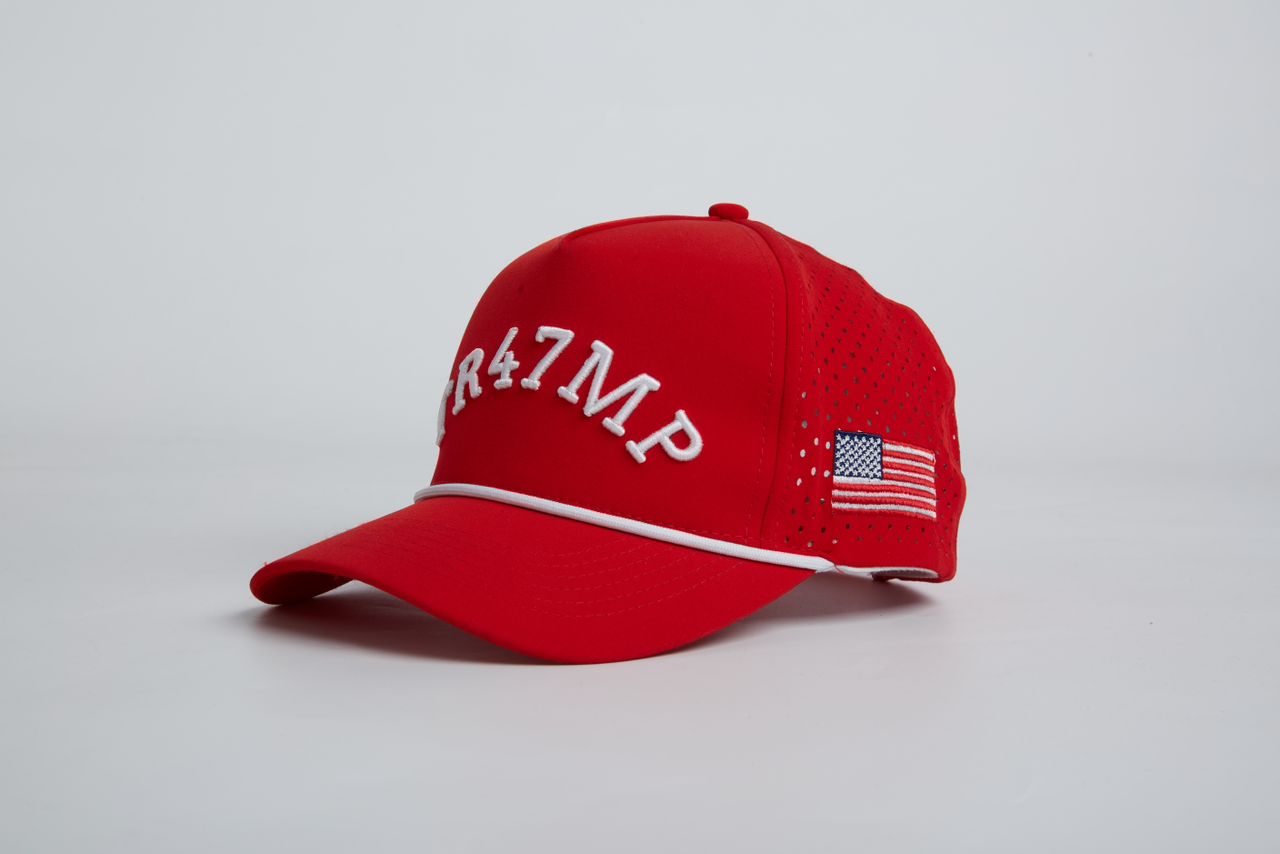 THE TR47MP GOLF HAT - RED