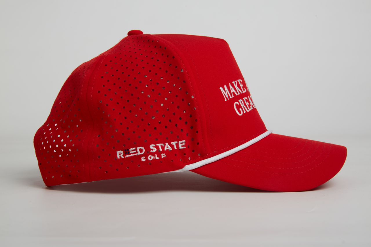 THE MAGA GOLF HAT - RED