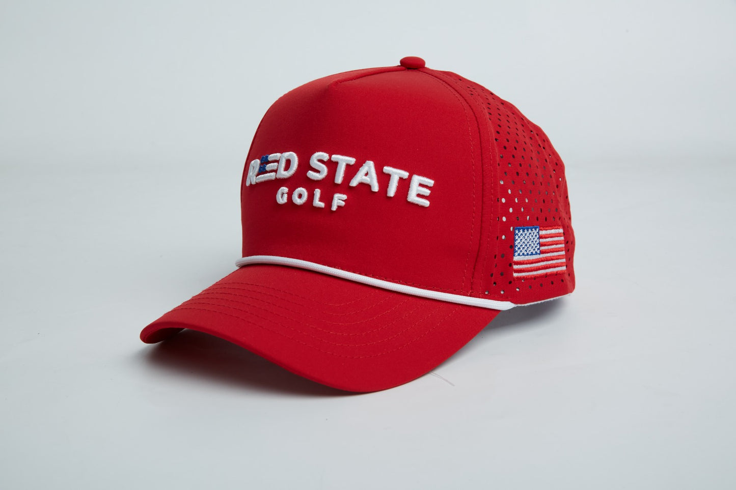 THE RED STATE GOLF HAT - RED