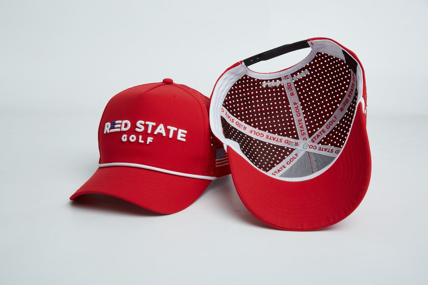 THE RED STATE GOLF HAT - RED