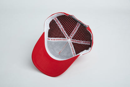 THE RED STATE GOLF HAT - RED