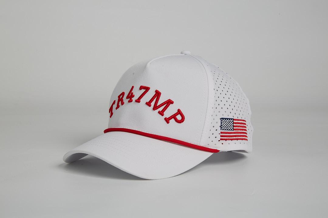THE TR47MP GOLF HAT - WHITE – RED STATE GOLF