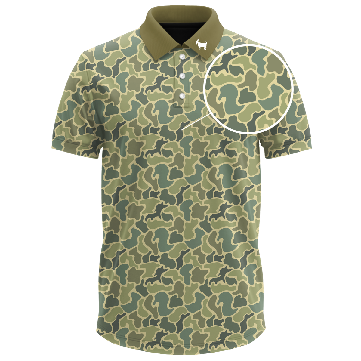 THE FOREST CAMMO POLO – RED STATE GOLF