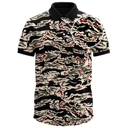 THE TIGER CAMO POLO