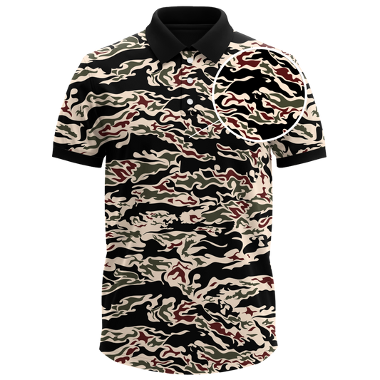 THE TIGER CAMO POLO